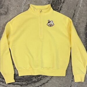 Yellow 1/4 zip size 10/12
